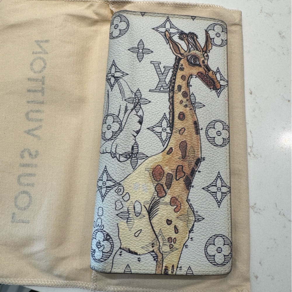 Savane monogram Chapman Brothers x Louis Vuitton Giraffe wallet